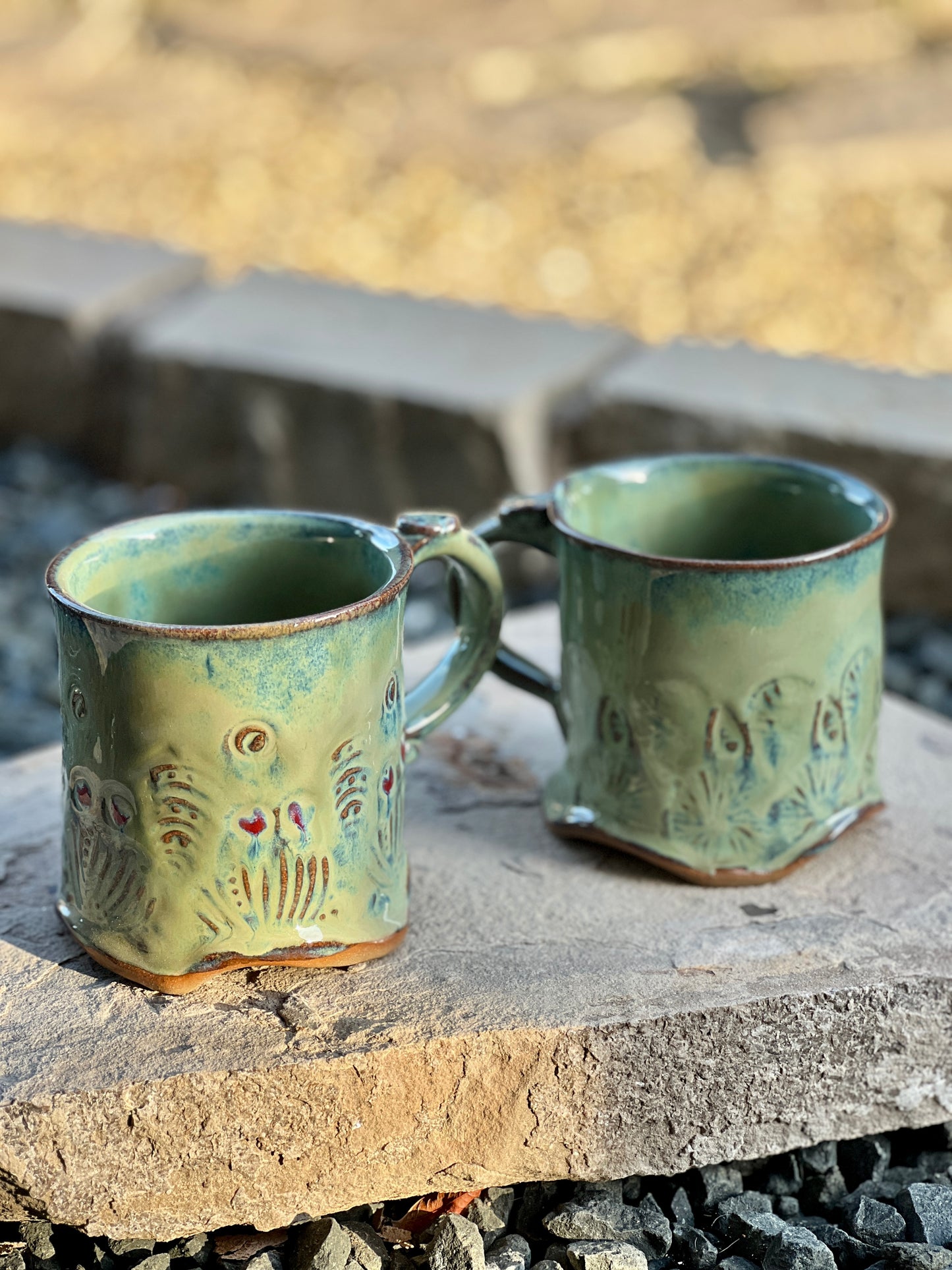 Muted Blue green Mug