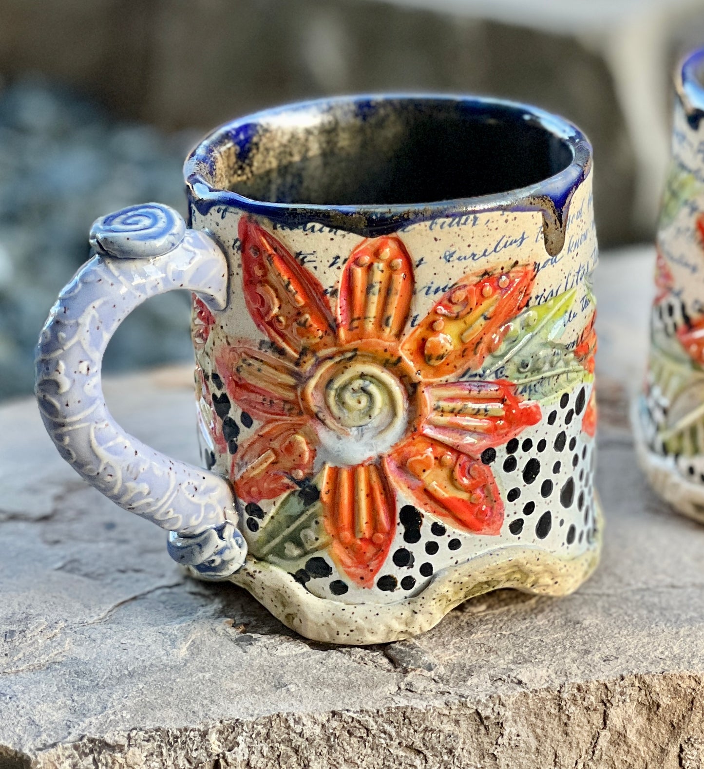 Sunset daisy mug