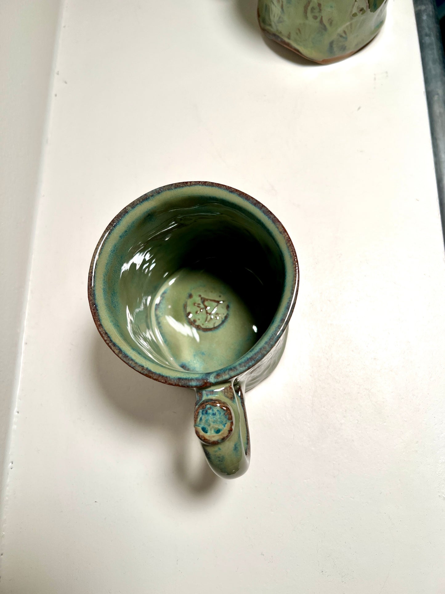 Muted Blue green Mug