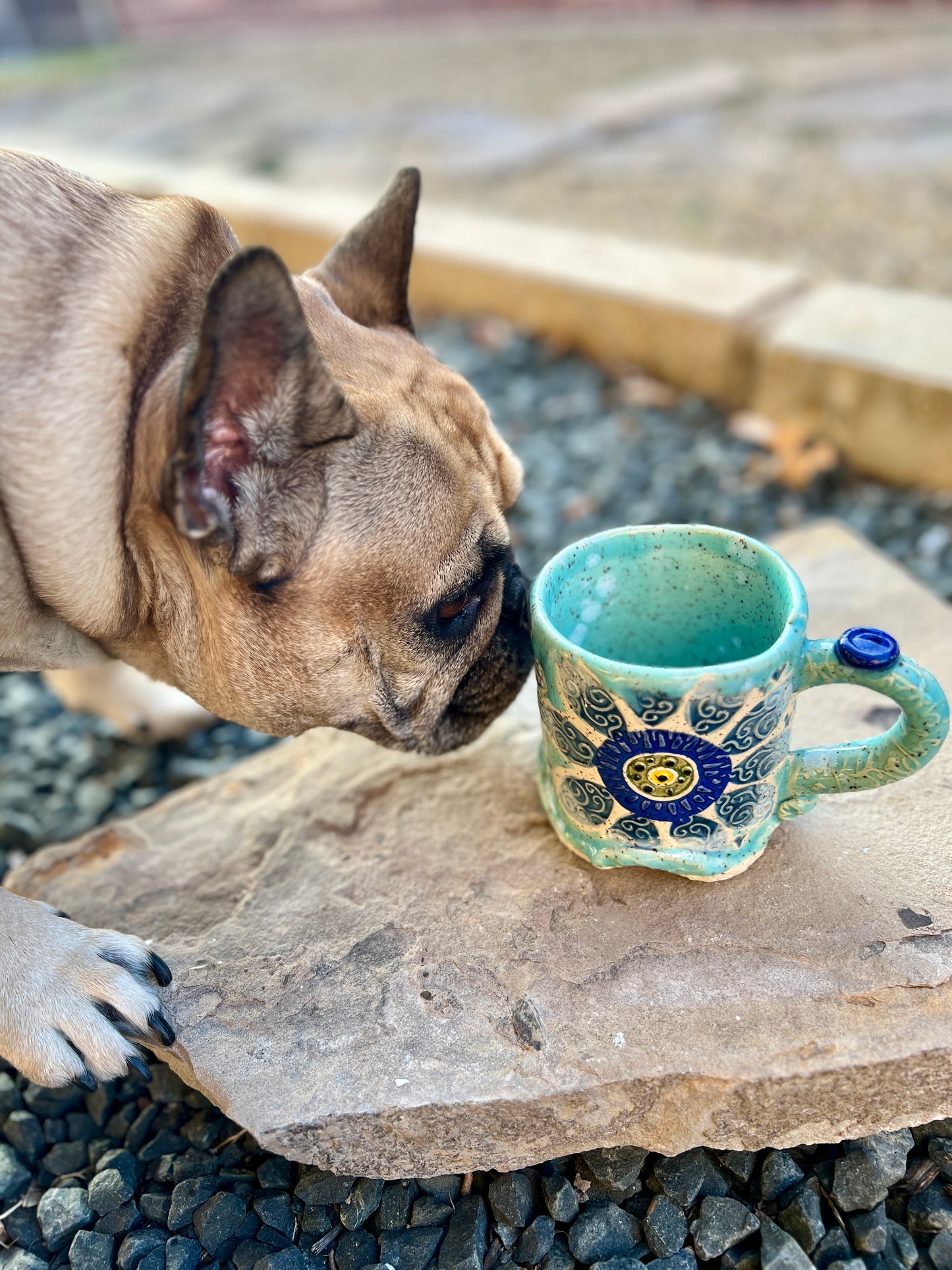 Blue Daisy Mug