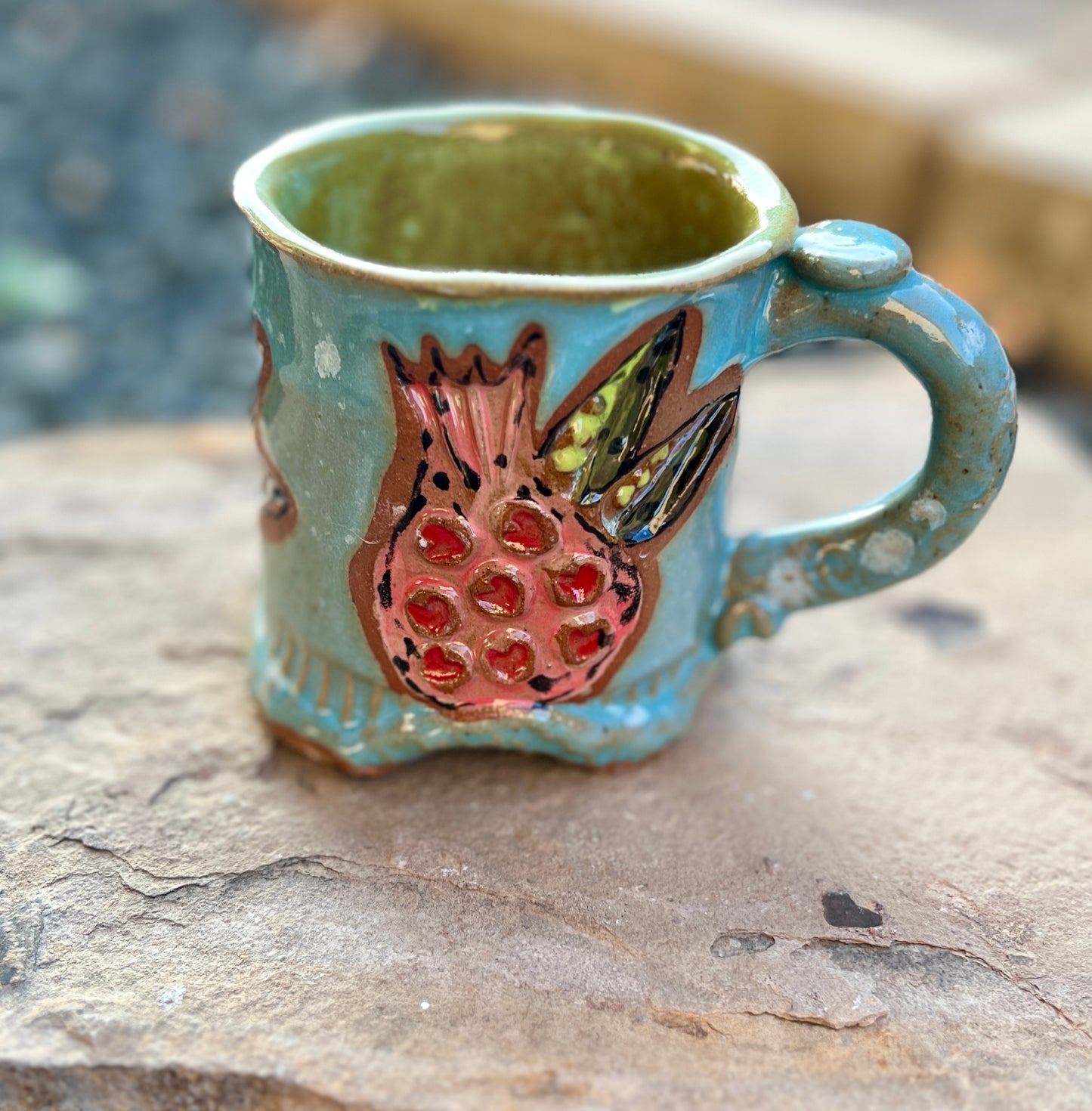 pomegranate Dream with lime center mug