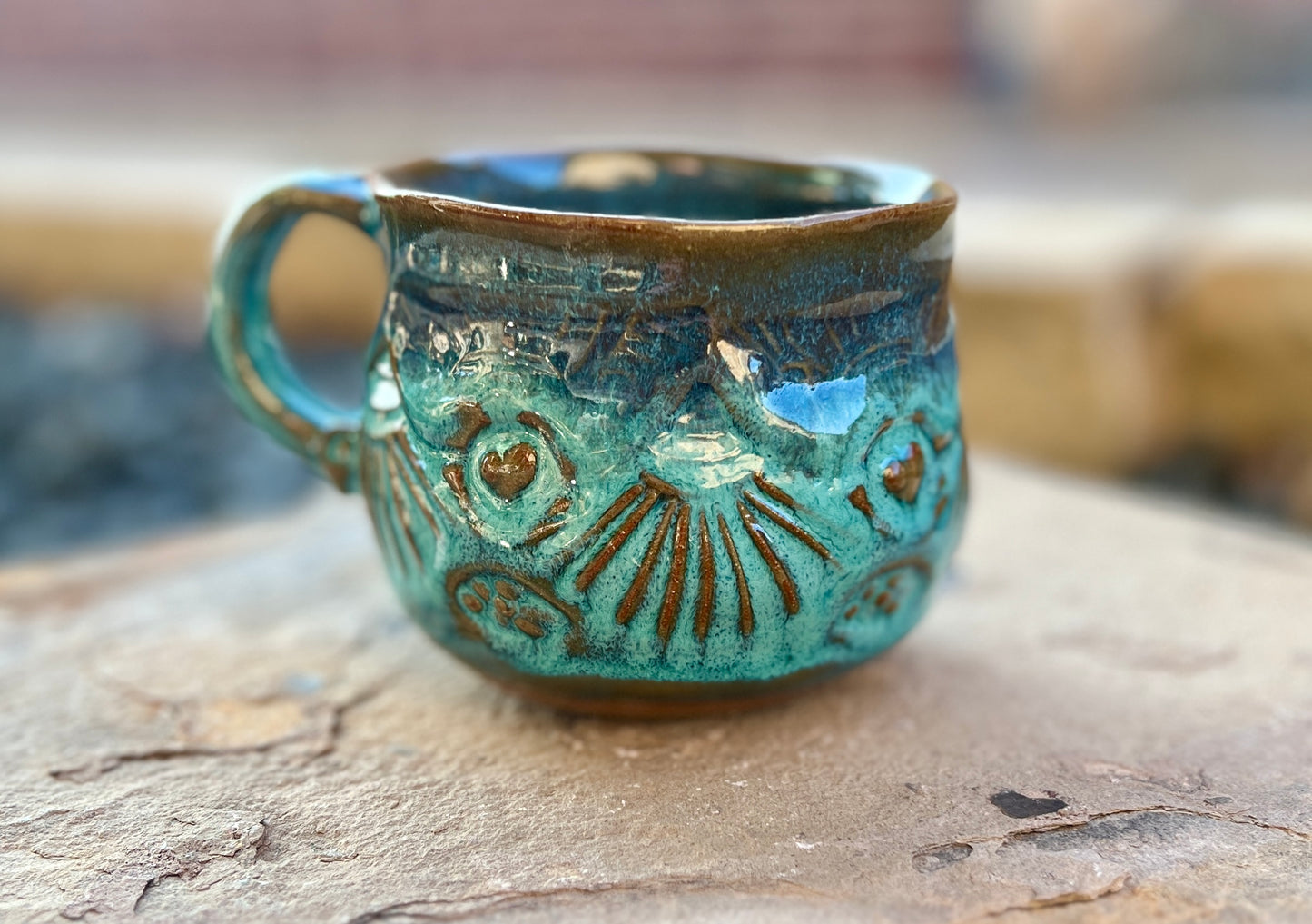 Pot Bell Mug in Blues