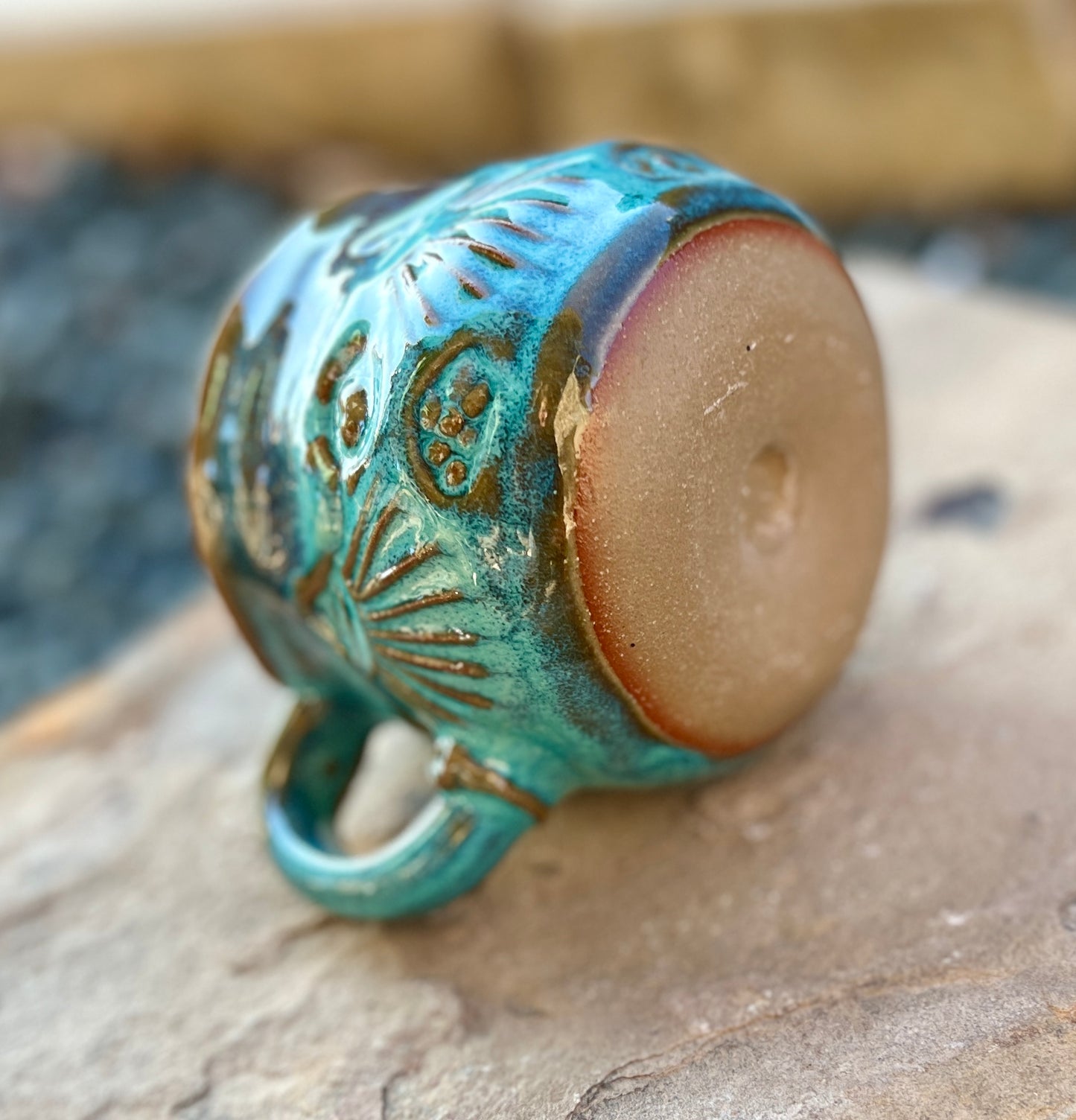 Pot Bell Mug in Blues