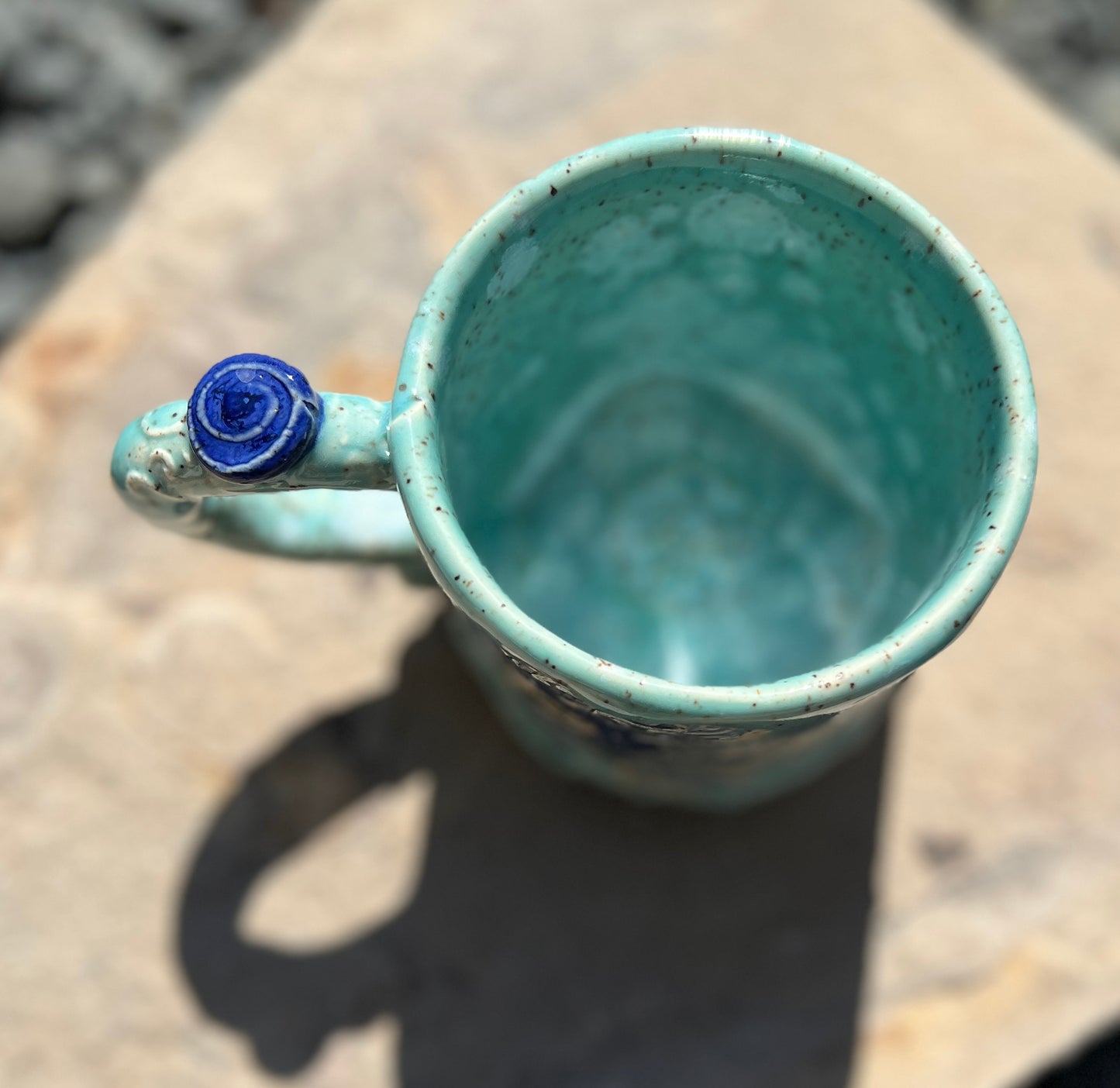 Blue Daisy Mug