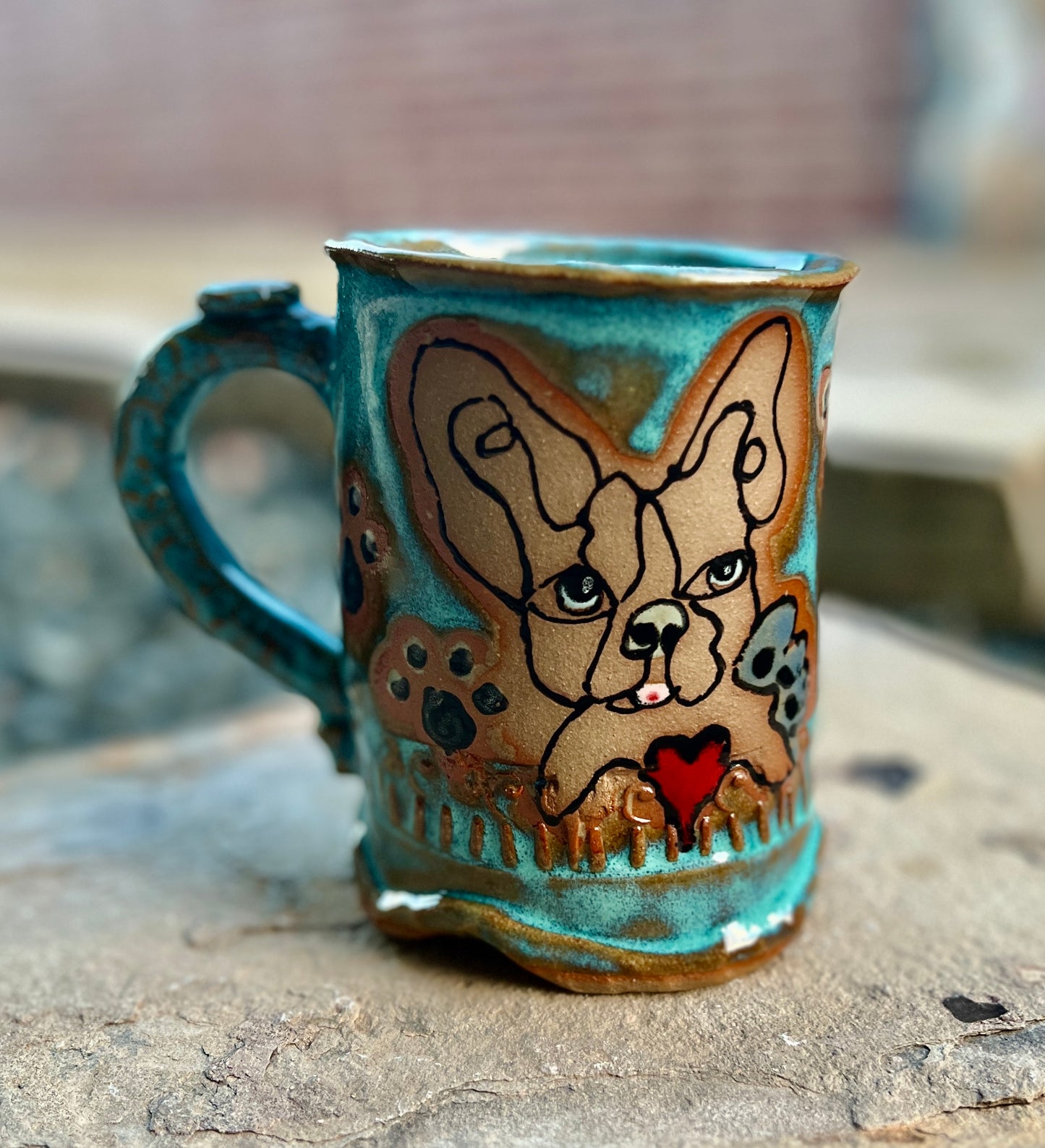 Tall Frenchie Mug