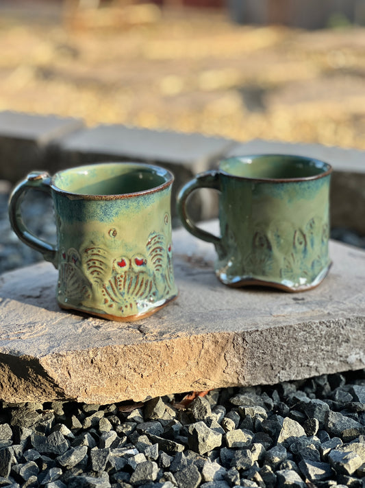Muted Blue green Mug