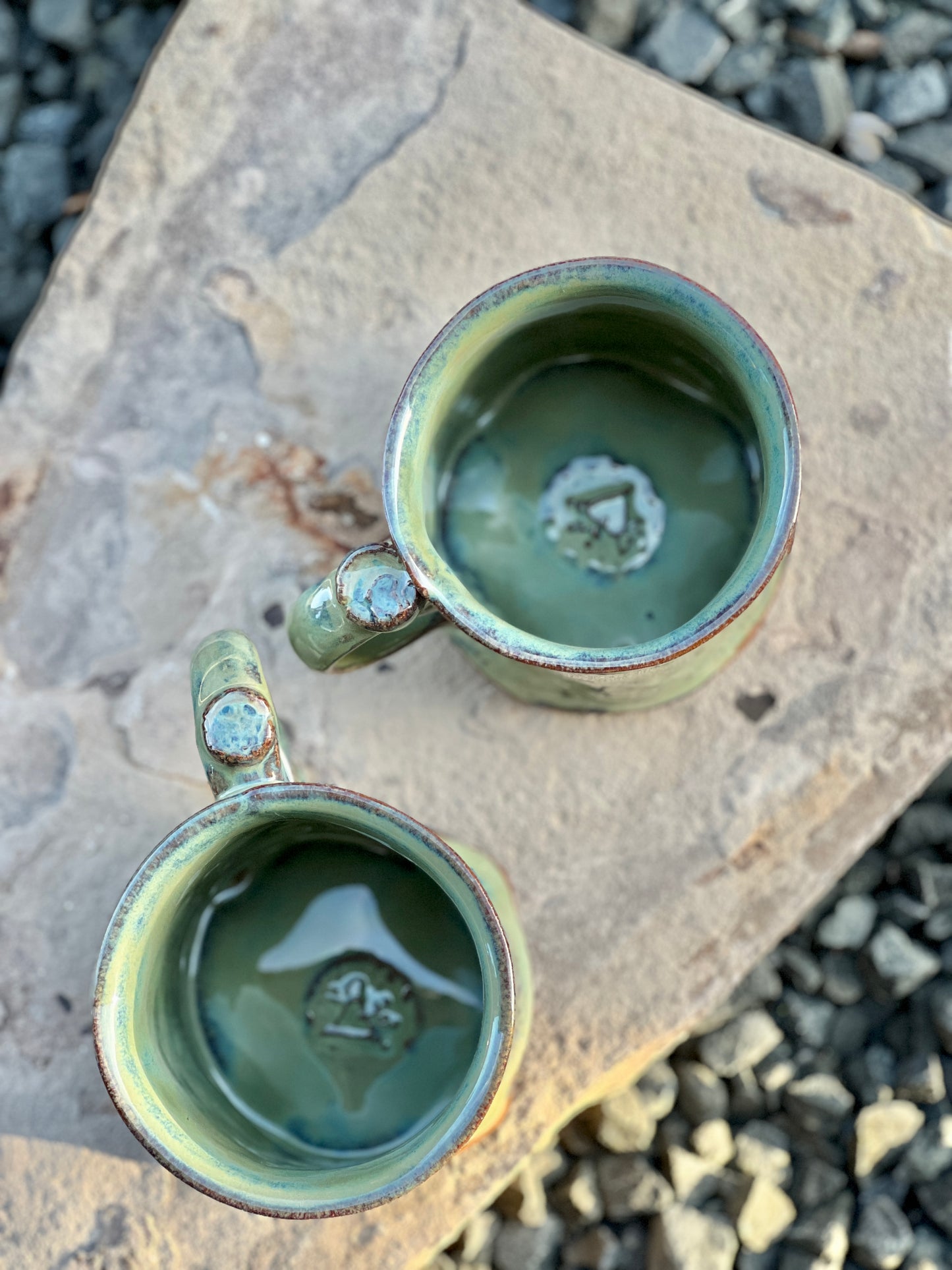 Muted Blue green Mug