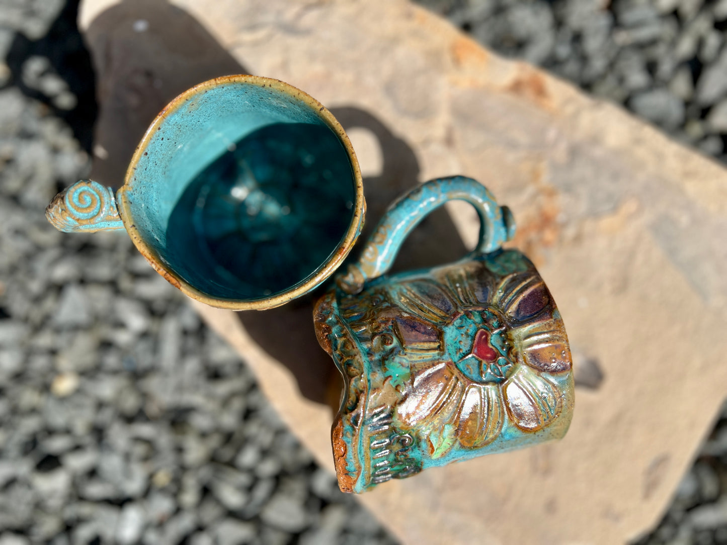 Retro Boho Daisy Mug