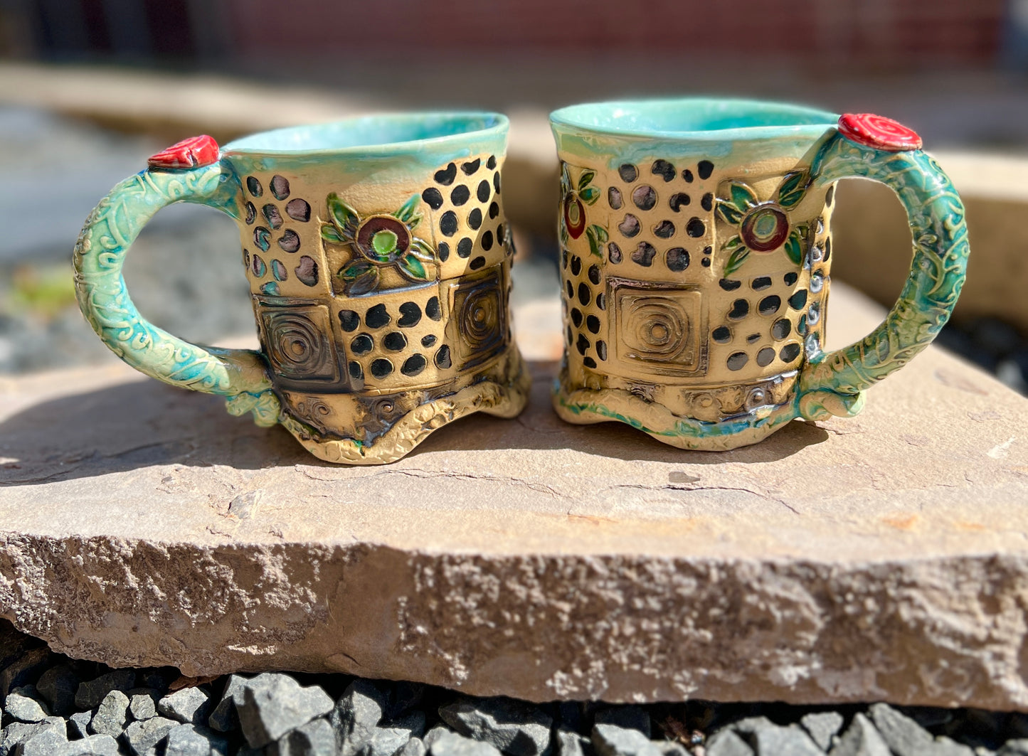 Squares of plenty mug