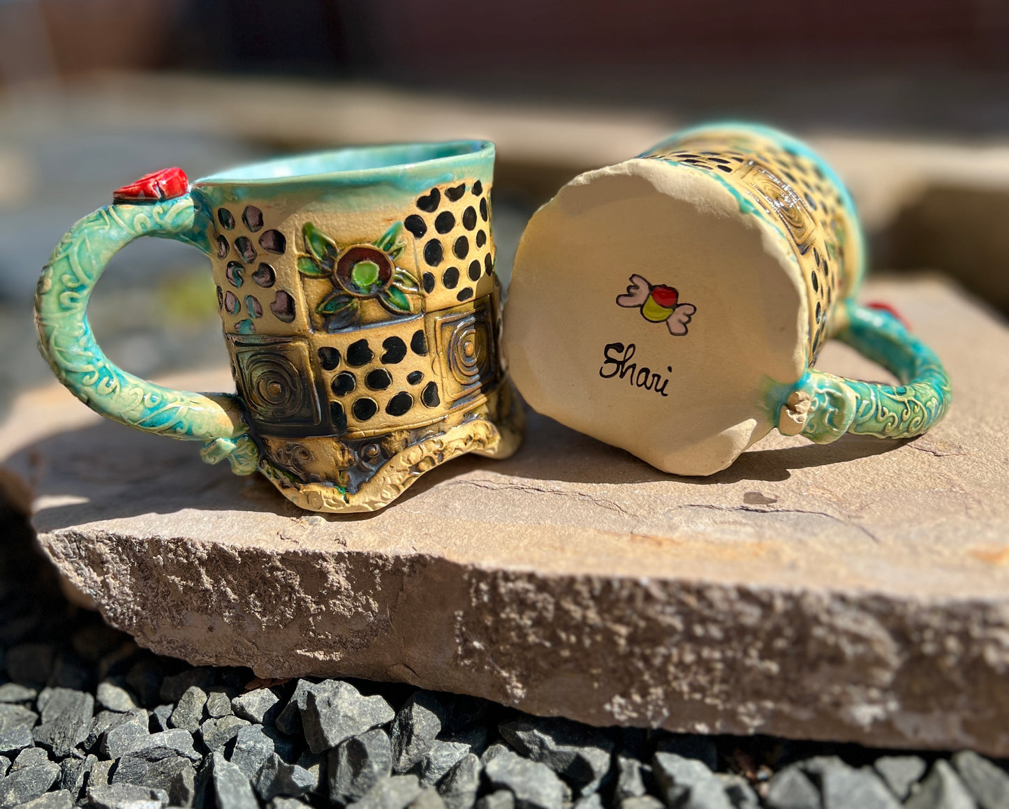 Squares of plenty mug