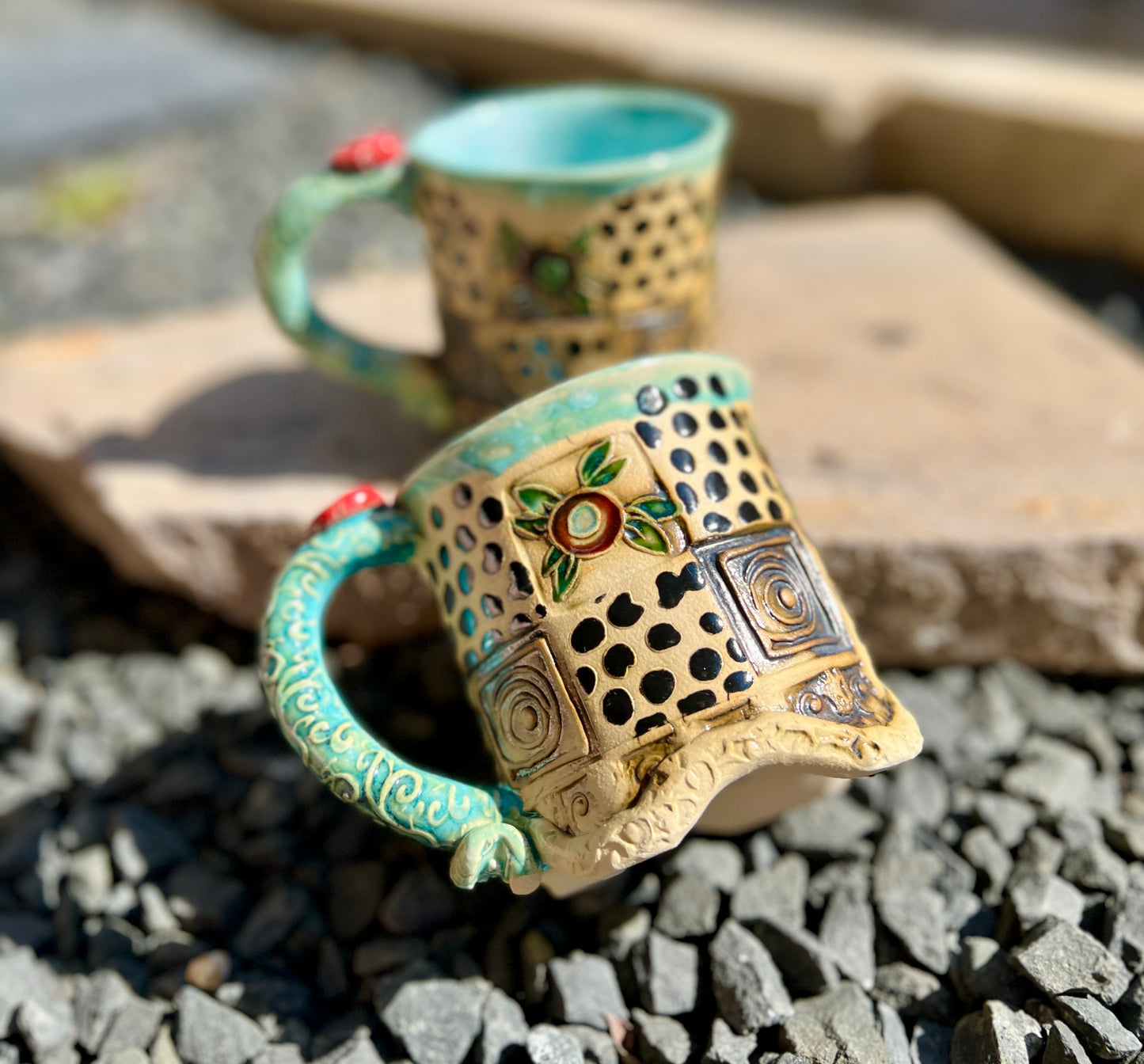 Squares of plenty mug